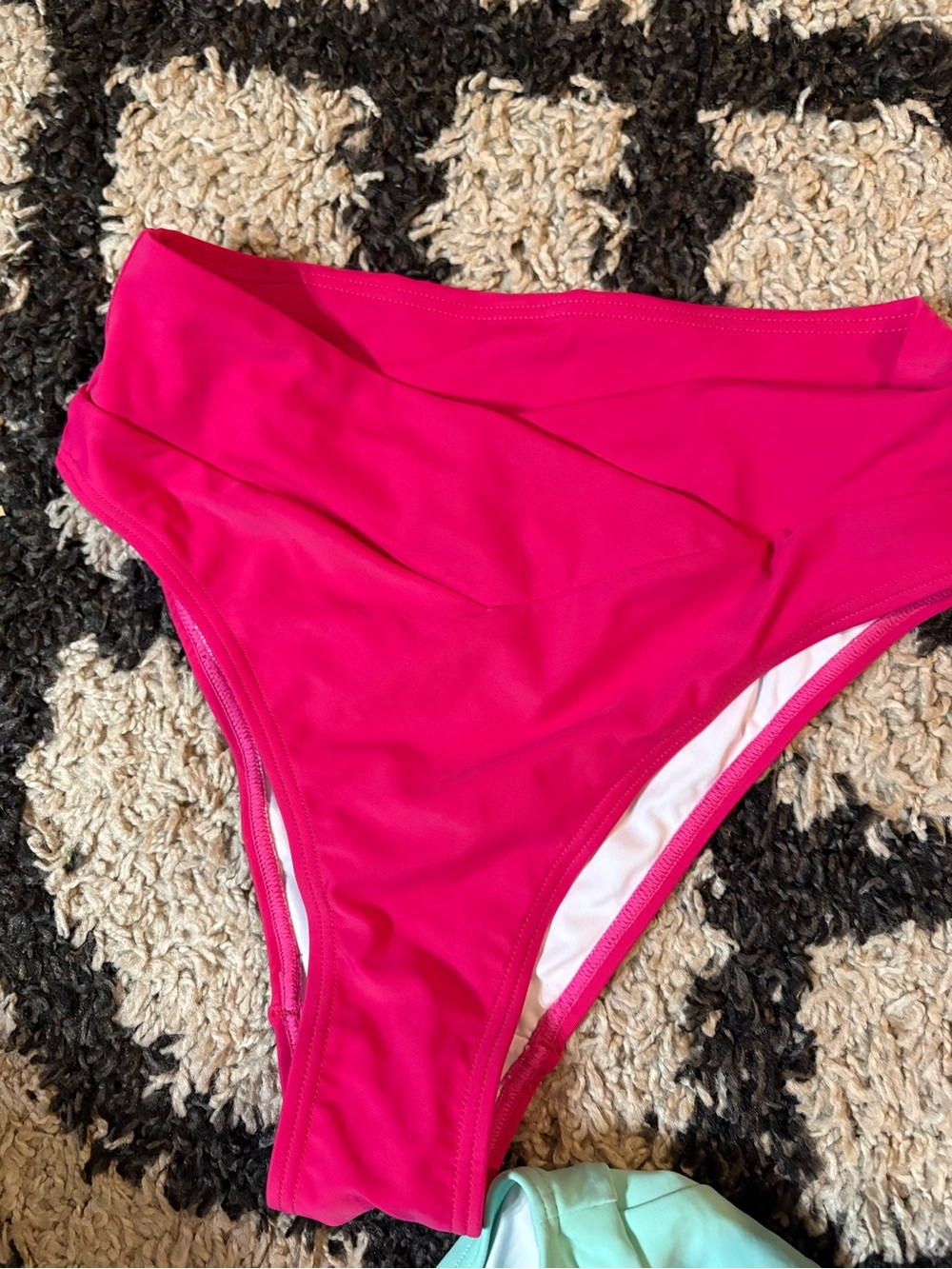 OFFERS OPEN! HALARA Hot Pink High-Waist Bikini Bottom XS swim HALARA
